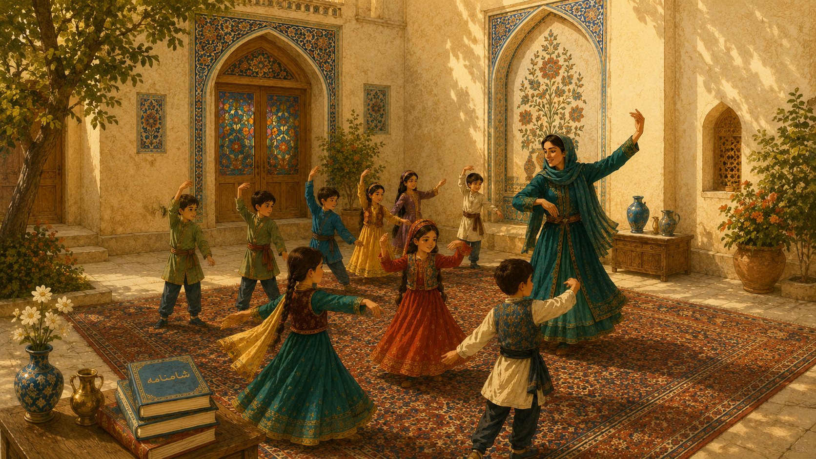 Tanz class at Simorgh Kid