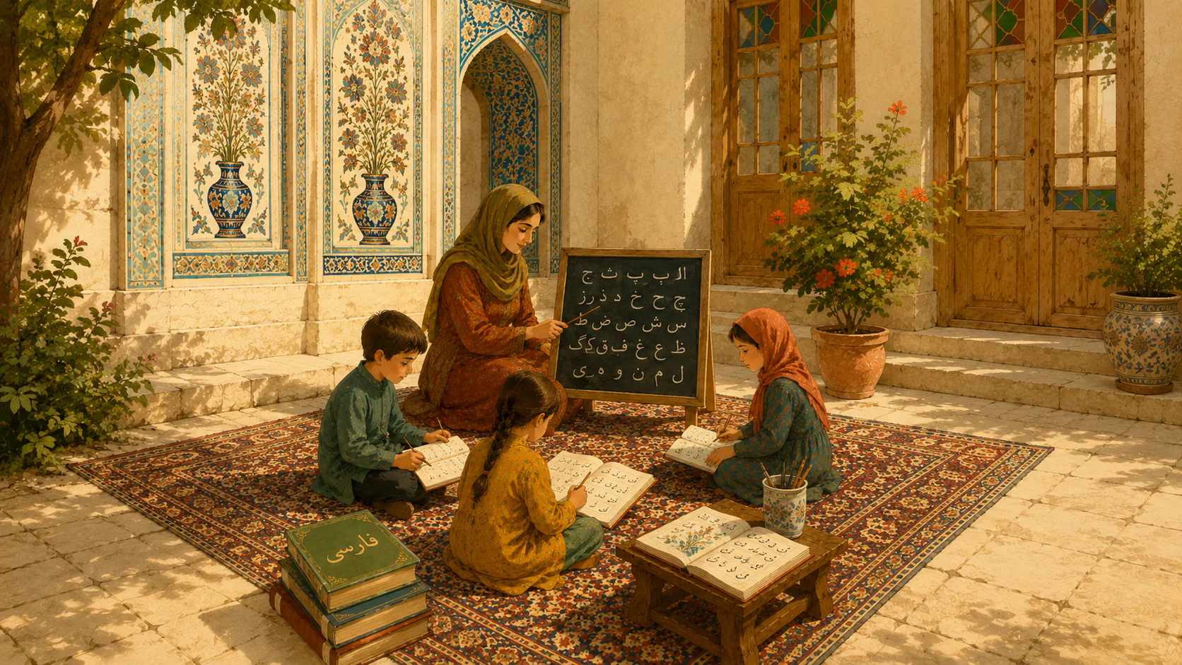 Farsi class at Simorgh Kids