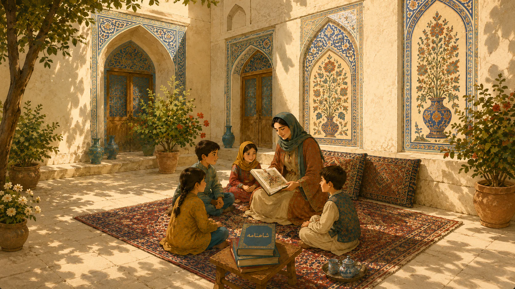 Shahname class at Simorgh Kids